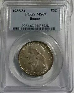 1935/34 P ブーン PCGS MS67 16 上位 10,008 のみ鋳造。｜WORLD RESOURCE【KING店】
