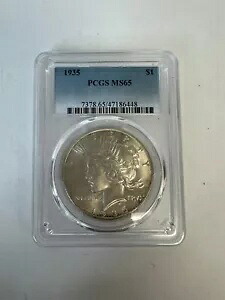 1935 90% 銀平和ドル 1 ドル PCGS MS65 コイン｜WORLD RESOURCE【KING店】