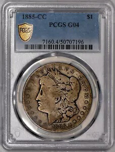 1885-CC モーガン シルバー ダラー $1 PCGS G04 - タフなコイン!｜WORLD RESOURCE【KING店】