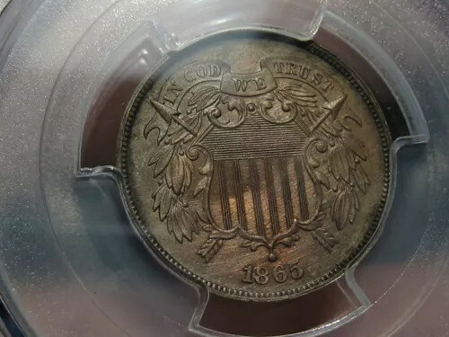 1865 2 セント ピース 2 枚 - PCGS 認定プルーフ コイン｜WORLD RESOURCE【KING店】