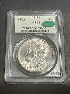 1902 $1 PCGS OGH MS65 CAC付きハイエンドモーガン、素晴らしいストライク、そして素晴らしいエッジトーン！｜WORLD RESOURCE【KING店】