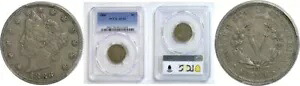 1886 5C リバティ ニッケル PCGS AU-50
