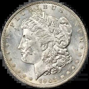 1903-O モーガン シルバー ダラー PCGS MS61 美しい光沢 強いストライク|WORLD RESOURCE【KING店】