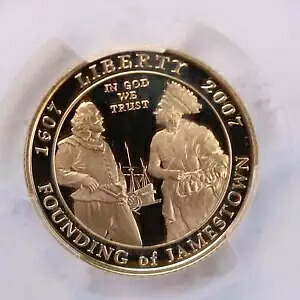 2007-W $5、ジェームスタウン ゴールド記念、PCGS PR-69、ストア #2178｜WORLD RESOURCE【KING店】