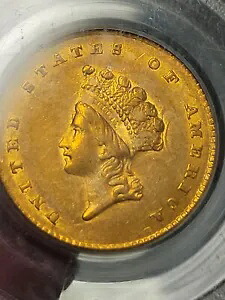 AU55 1854 タイプ 2 $1 インディアン プリンセス ヘッド ゴールド ダラー PCGS｜WORLD RESOURCE【KING店】