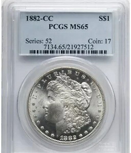 1882-CC $1 モルガン ドル PCGS MS65｜WORLD RESOURCE【KING店】