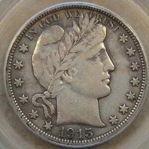 1915 バーバー ハーフダラー 50c PCGS 認定 VF35|WORLD RESOURCE【KING店】