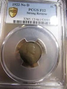*** レア グレード 1922 NO "D" リンカーン セント PCGS F 12 STRONG REV｜WORLD RESOURCE【KING店】 309,870円