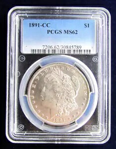 1891 - CC モーガン シルバー ダラー PCGS MS62｜WORLD RESOURCE【KING店】