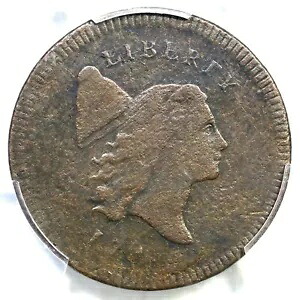 1795 C-5a R-3 PCGS VF 詳細 Pl エッジ、ポールなし リバティ キャップ ハーフ セント コイン 1/2c|WORLD RESOURCE【KING店】