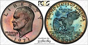 1971-S PCGS PR67CAM $1 アイゼンハワー ドル |トナー |送料無料｜WORLD RESOURCE【KING店】