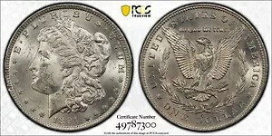 1891-CC モーガン ドル S$1 PCGS MS 62|WORLD RESOURCE【KING店】