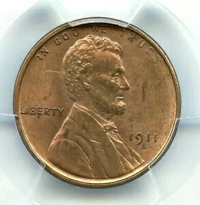 1911-S リンカーン セント、PCGS MS64RB｜WORLD RESOURCE【KING店】