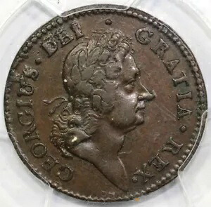 1722 1/2p 4.3-Bc.1 ウッズ ハイバーニア ハープ 左 PCGS AU 53｜WORLD RESOURCE【KING店】 309,870円