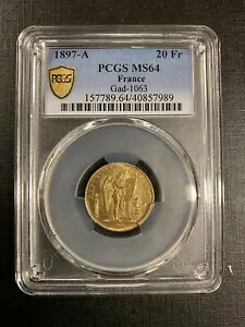 1897-A PCG MS64 フランス Gad-1063｜WORLD RESOURCE【KING店】 309,870円