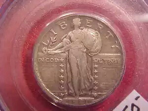1921 スタンディング リバティ クォーター - PCGS VF35 - 写真をご覧ください! - (G889)｜WORLD RESOURCE【KING店】