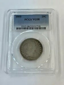 1805 25c PCGS VG08