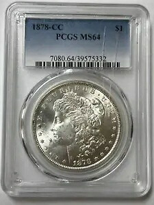 1878 CC モーガン シルバー ダラー PCGS MS-64|WORLD RESOURCE【KING店】