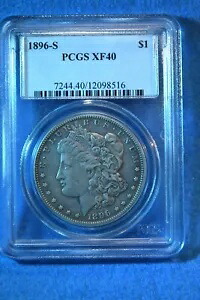 1896-S モーガン ドル PCGS 認定 XF--40 優れた希少な日付ドル! #225｜WORLD RESOURCE【KING店】