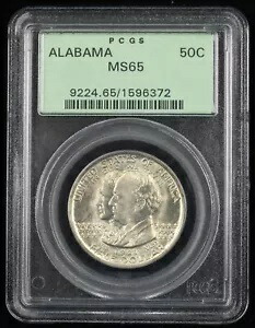 1921 アラバマ ハーフダラー 50C クラシック 記念 PCGS MS65 (96372)｜WORLD RESOURCE【KING店】