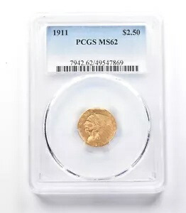 1911年 $2.50 インディアンヘッドクォーターイーグルMS62 PCGS *1875年|WORLD RESOURCE【KING店】