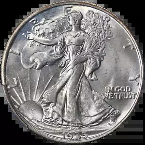 1935-P ウォーキング リバティ ハーフ PCGS MS66+ 極上のアイアピール ストロングストライク｜WORLD RESOURCE【KING店】