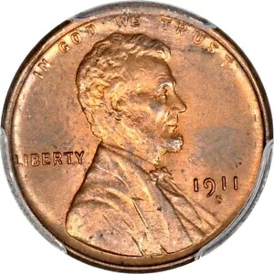 1911-S 1C リンカーン セント PCGS MS64RB
