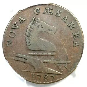 1787 M 28-L R-3 PCGS XF 詳細 ニュージャージー コロニアル銅貨｜WORLD RESOURCE【KING店】