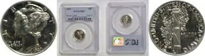 1937 10C 水銀ダイム プルーフ PCGS PR-67｜WORLD RESOURCE【KING店】
