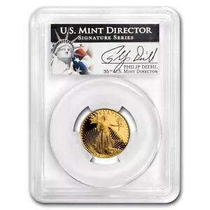 1/4 オンス プルーフ アメリカン ゴールド イーグル PR-70 PCGS (年ランダム)