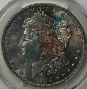 1884 O $1 PCGS MS64 モルガン シルバー ダラー