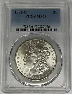 1903-O モーガン シルバー 1 ドル コイン PCGS MS 64