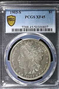 1903-S モーガン シルバー ダラー PCGS XF45!!!