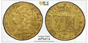 1788年 フランス ルイ16世 Gad-361 金貨 PCGS AU