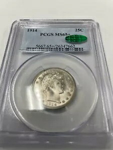 1914 バーバー シルバー クォーター-PCGS MS65+｜WORLD RESOURCE【KING店】 336,105円