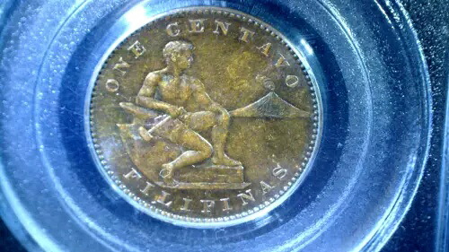 PCGS フィリピン 1904 1 セント PF65 RB 17169