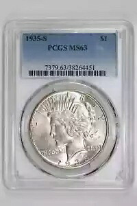 1935-S 平和ドル PCGS MS63｜WORLD RESOURCE【KING店】