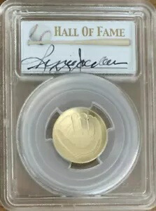 2014w ゴールド レジー ジャクソン ファースト ストライク MS70 $5 PCGS 野球 HOF!たった46個しか存在しない！
