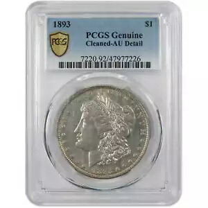 1893 モルガン ドル AU 詳細 PCGS 90% シルバー 1 ドル コイン SKU:I9731 344,025円
