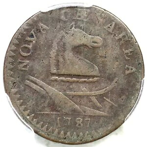 1787 M 44-d R-4 PCGS VF 25 ニュージャージー コロニアル銅貨｜WORLD RESOURCE【KING店】