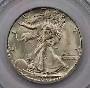 1937-S ウォーキング リバティ ハーフダラー PCGS MS65｜WORLD RESOURCE【KING店】