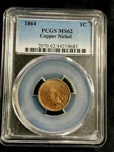 1864 CN インディアン セント PCGS MS62 FS-401 S-5 ファイル マーク｜WORLD RESOURCE【KING店】