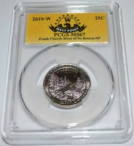 2019-W ノーリターンNPクォーターのフランク・チャーチ・リバーを早期発見 MS67 PCGS｜WORLD RESOURCE【KING店】