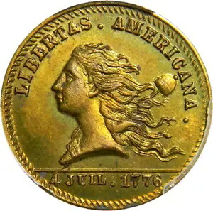 フィラデルフィア PA 1876 Harbach のオリジナル クルミ キャンディ トークン PCGS MS65 (04-14)｜WORLD RESOURCE【KING店】