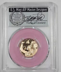 2018-W $5 乳がん啓発 Commem GOLD PCGS PR 70 DCAM 発行初日