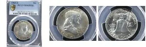 1960-D 50C MS65FBL PCGS-フランクリン ハーフダラー--