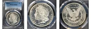 1880-S $1 MS65 PCGS-PQ-FLASHY-モルガン ドル---