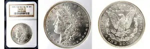 1878 7TF $1 1878 MS61 NGC-PQ-MORGAN ドルの反転---
