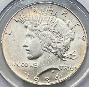 1934-S PCGS AU55 ピース シルバー ダラー 196327