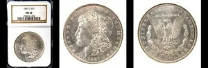 1887-O $1 NGC MS62-PQ モーガン ドル---|WORLD RESOURCE【KING店】